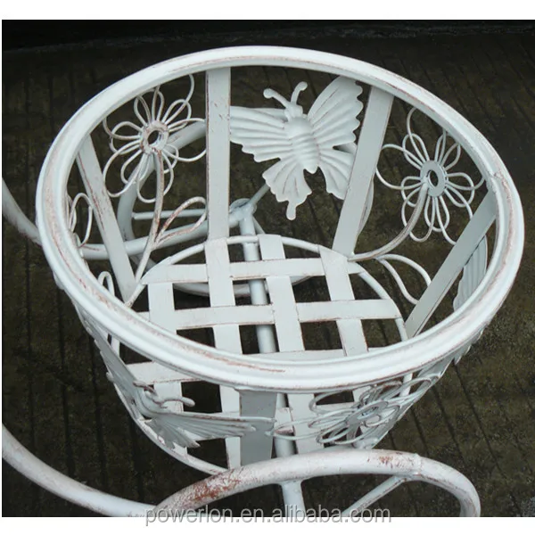 Rustic Classic Iron Decoration Bicycle Flower Display Pots Planters