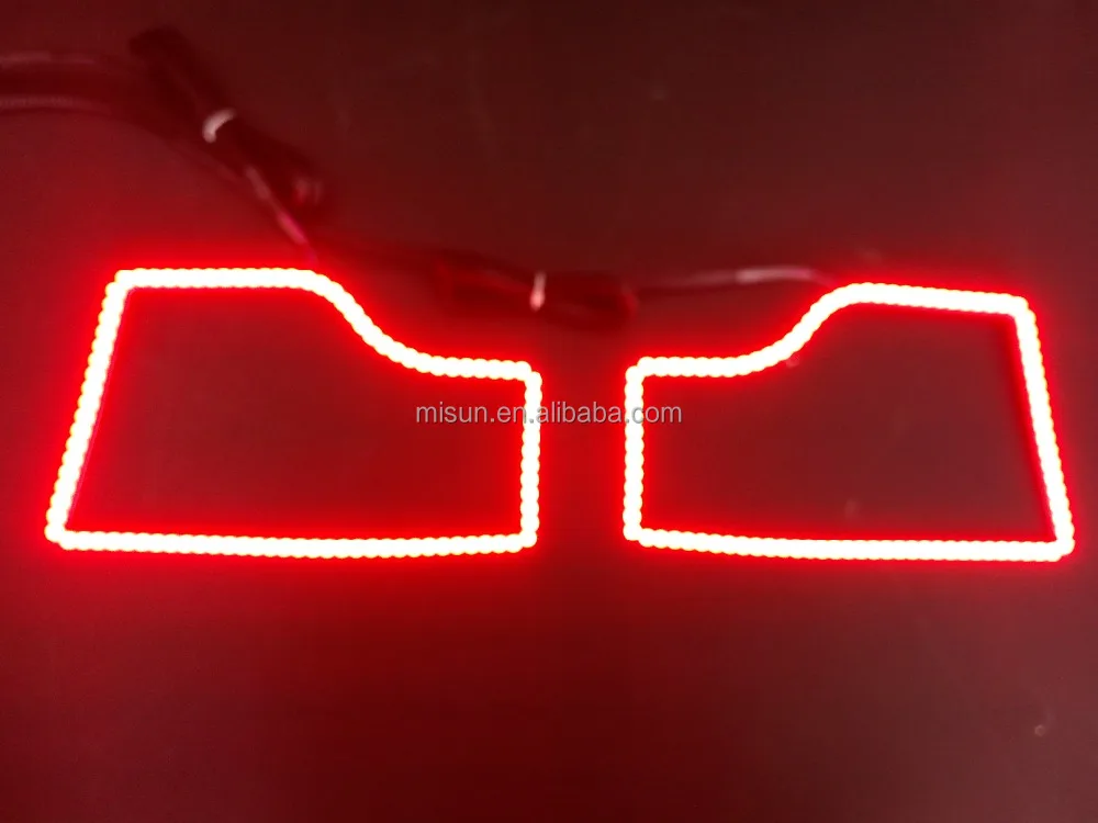 12v auto led RGB angel eyes halos headlight kit for Ram Dual