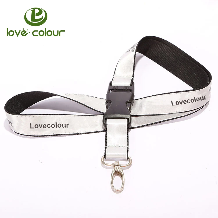 
Custom Polyester Woven Satin Lanyard With Double Layer 