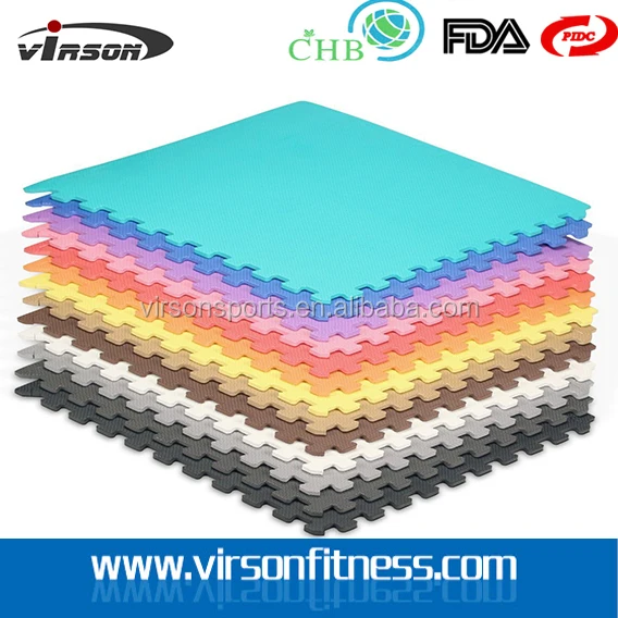 
Virson Colourful Cheap EVA Tatami Puzzle Play Mat For Baby 