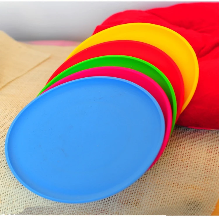 
Pet silicone flying toys dog throwing multicolor flying disc 
