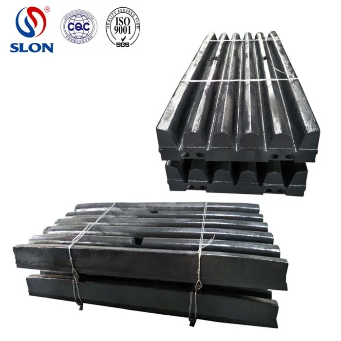 High manganese 13% 18%  jaw crusher spare parts CJ412  CJ613  JM1513 Fixed /Swing Jaw plate