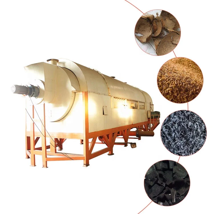 Horizontal Airflow Carbonization Stove Or Carbonization Oven Or Wood Charcoal Carbonization Furnace Machine