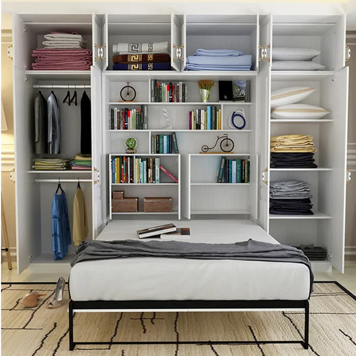 Apartment Space Saving Lightweight Double Invisible Folding Bed