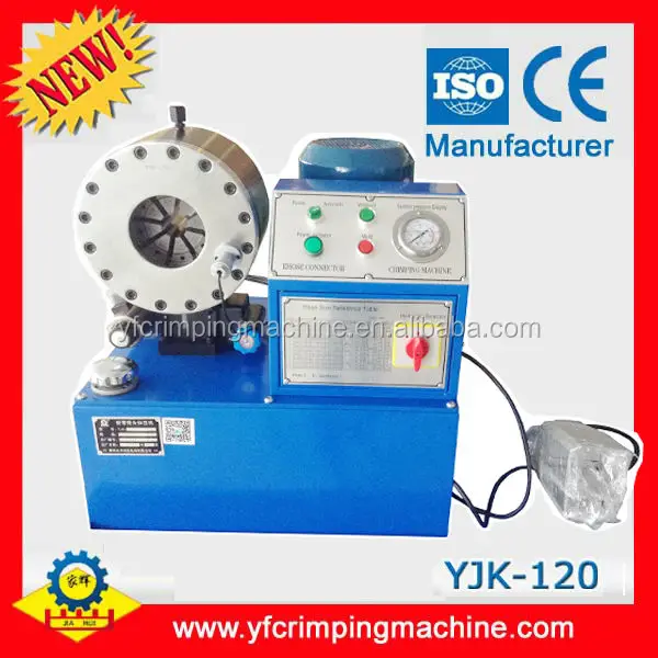 Yjk120 гидравлический пвх трубы обжатия машина