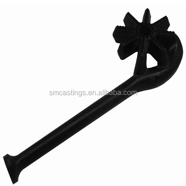 
China market Cast iron gas stove venturi burners by sand casting 