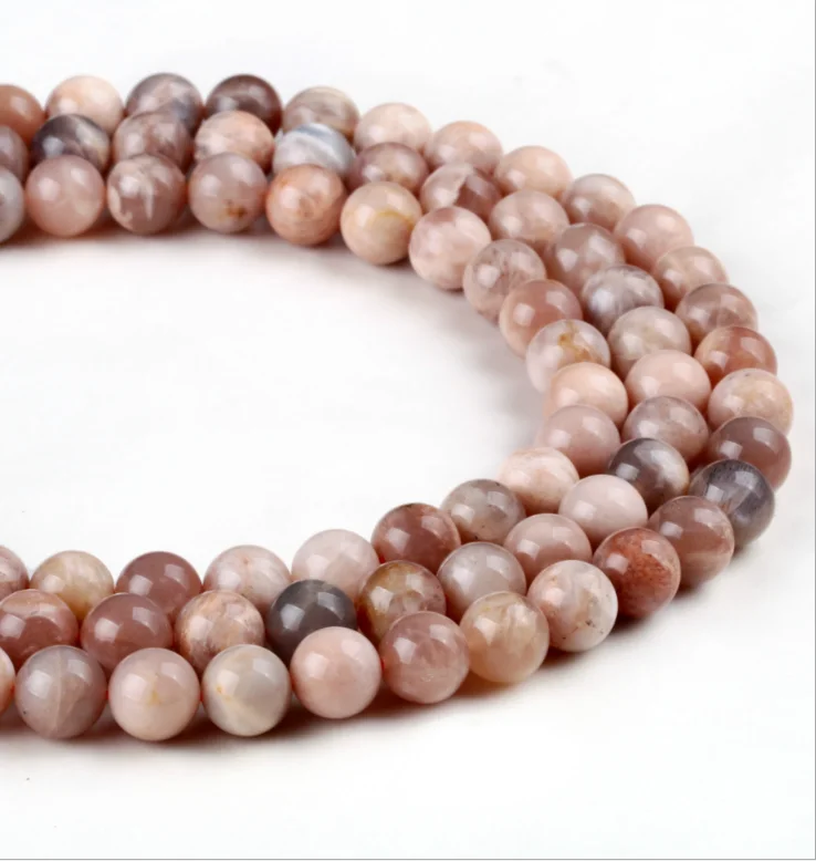 Круглые бусины в форме солнца, незакрепленные бусины из натурального камня для изготовления браслетов, ожерелий, нитка 15 дюймов, 4 мм, 6 мм, 8 мм, 10 мм, 12 мм