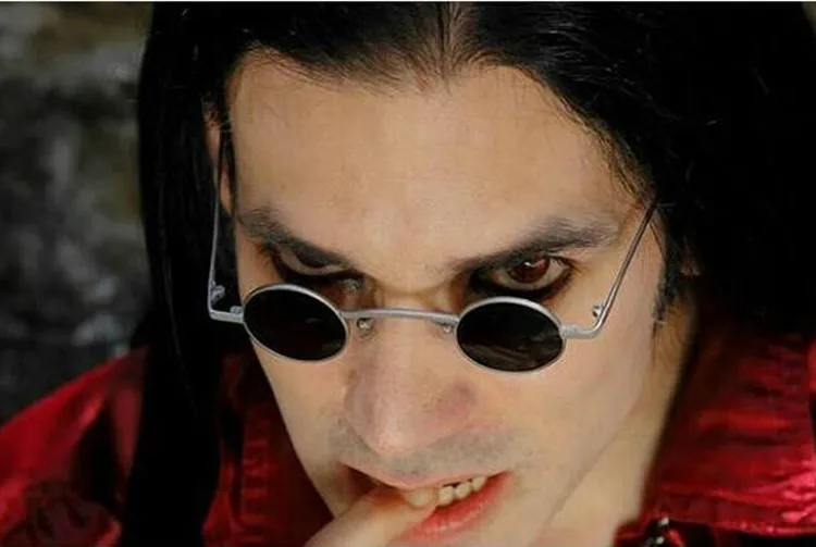 New Fashion Gothic Steampunk Small Round Sunglasses Brand Design Vintage Retro Sun Glasses Oculos