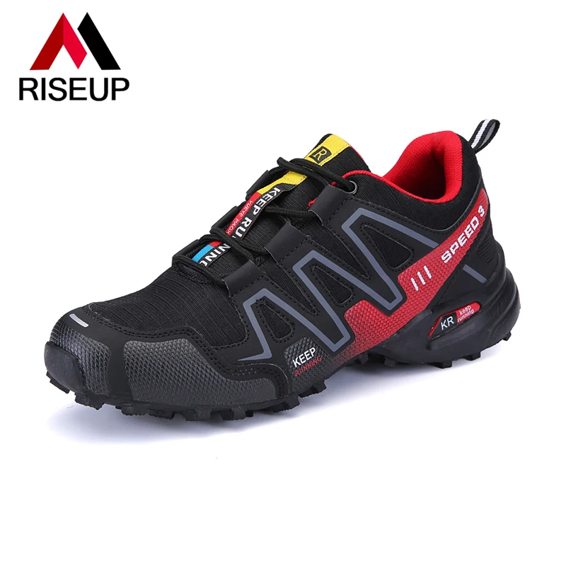 
Breathable Mesh outdoor Hiking Sport Climbing Shoe Non-slip Mountain Shoes Men 