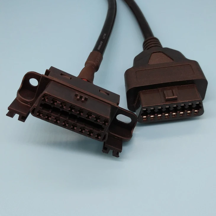 Obd Factory OBD2 Splitter Y Diagnostic Cable 16 Pin J1962 Cable Car Diagnostic Cable Professional Diagnose Tool All Car Series