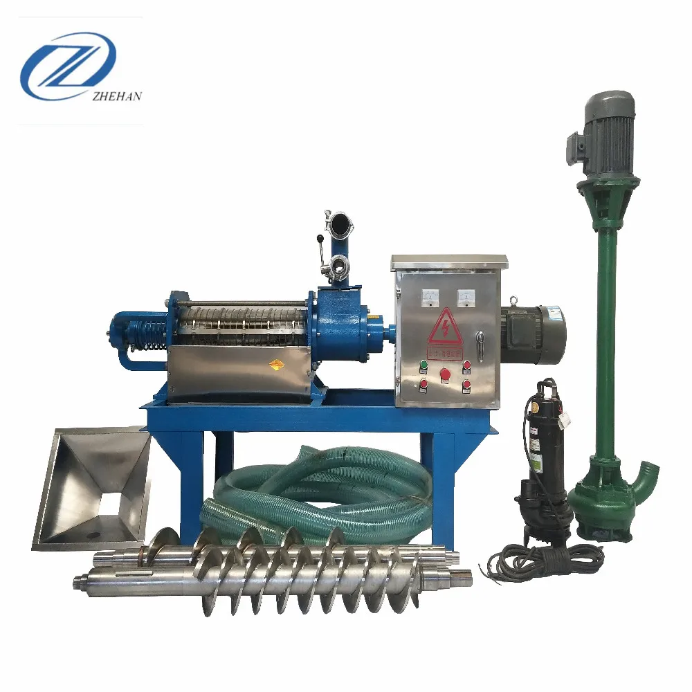 High efficient and energy-efficient Screw type sludge dewatering machine  used on printing and dyeing mill
