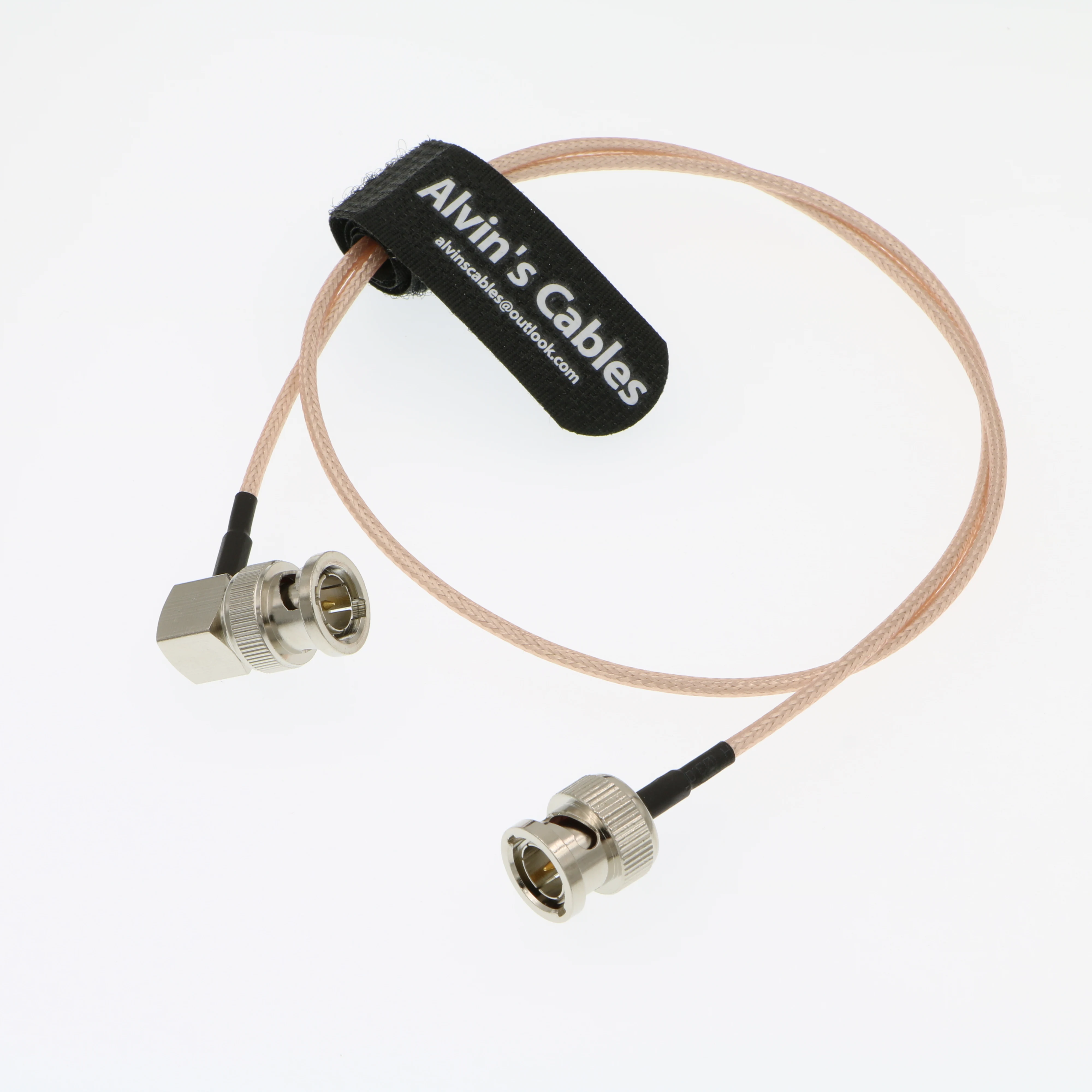 
LanParte HD SDI Video Cable RG179 Coax Right Angle BNC Male to Straight BNC Male for BMCC VIDEO OUT Blackmagic Camera 