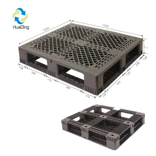 40'X 48'1200x1000 euro pallet Black Plastic Pallets anti-slip for plastic pallet