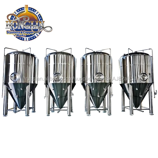 Пиво пивоварение бак / гликоль куртка конической ферментер