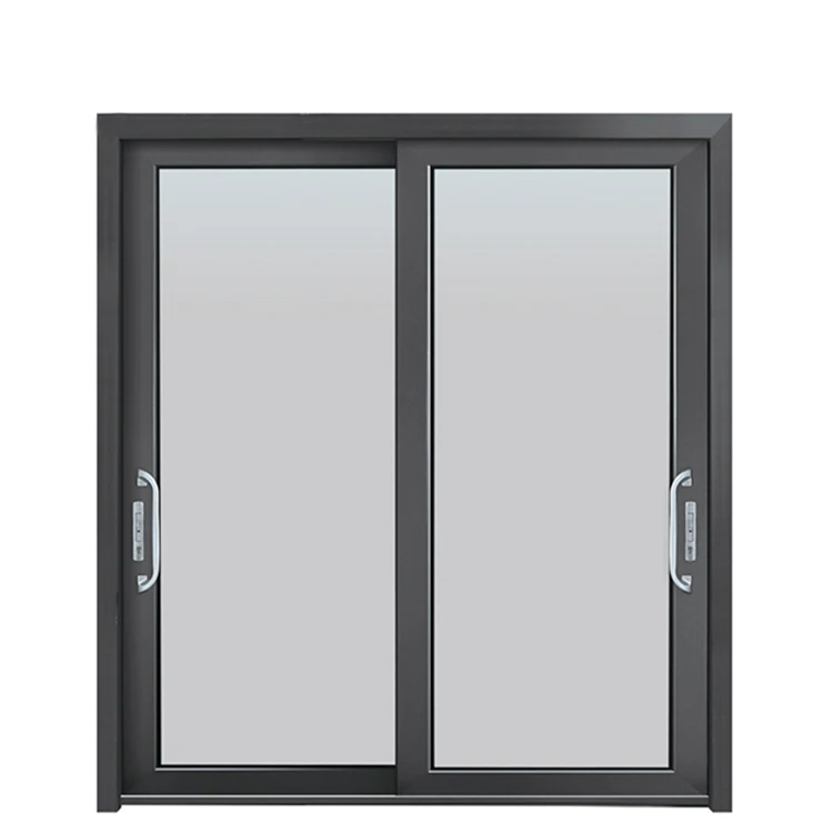 Graphic Design Aluminium Profile Exterior Glass Sliding Window Fenetre Coulissante Balcony Vertical Sliding Window