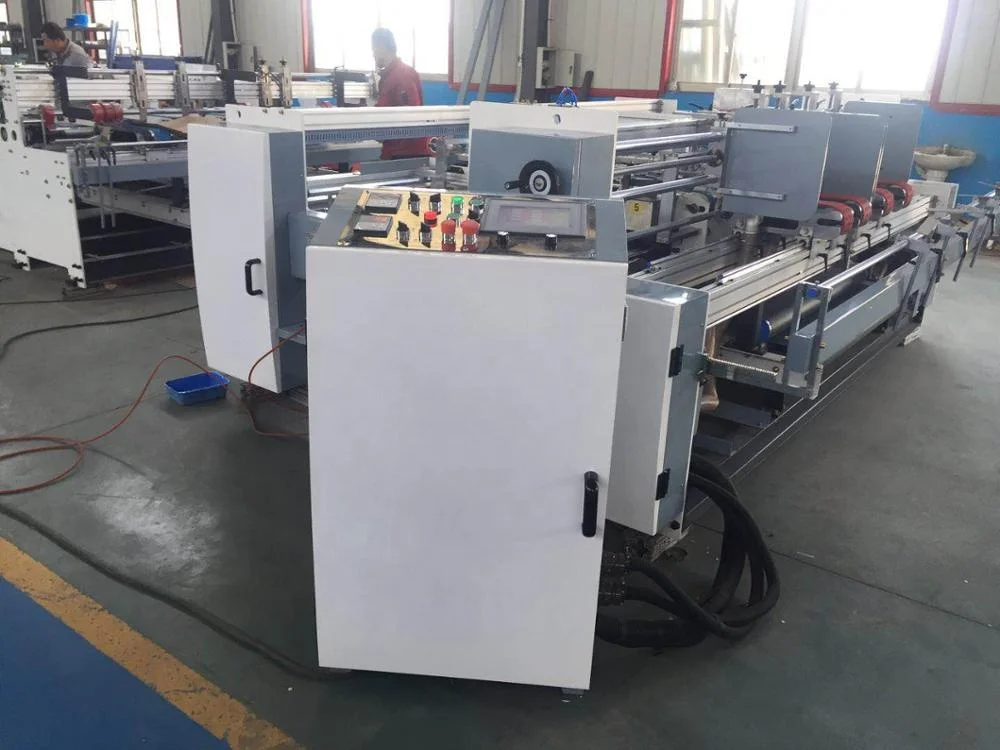 IPACK полу автоматическая коробка гофрированной из двух частей Папка Gluer