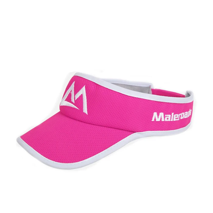 
Make custom dri fit lightweight sports sun vsior cap 