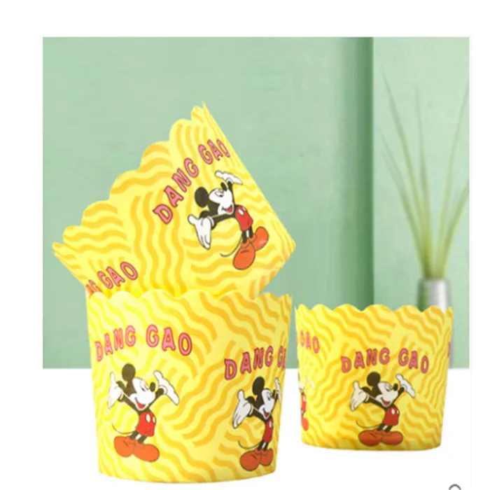 Small Round Waved Castle Muffin Cake Paper Baking Cupcake Cup Liner Wrapper