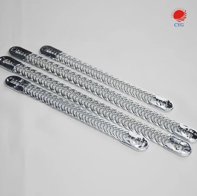 Спиральная стальная кость 6 мм с металлическими колпачками для корсета