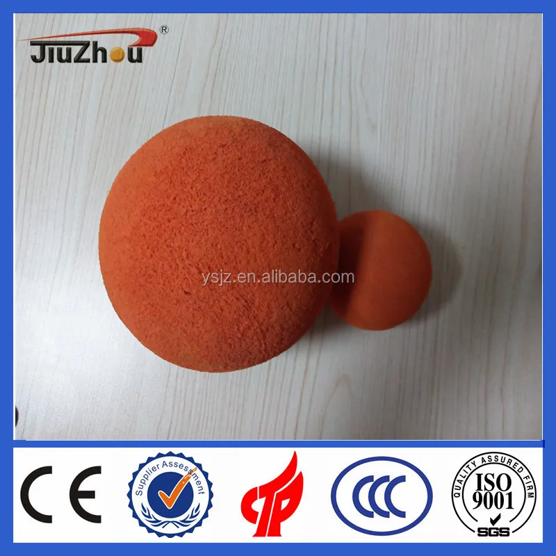 Cleaning rubber ball for concrete boom pump/small hard rubber balls/solid rubber balls