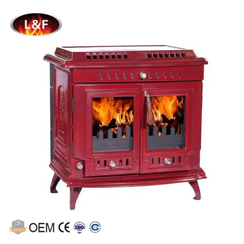 Unique Style Cast Iron Indoor Wood Burning Stove Water Heater Boiler