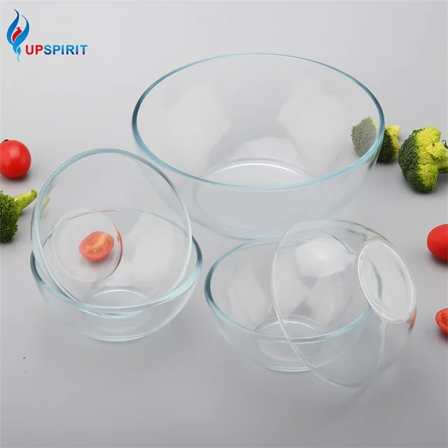 5pcs Kitchen Appliance Glass Bowls Dinner Set for Food Bowl Glass