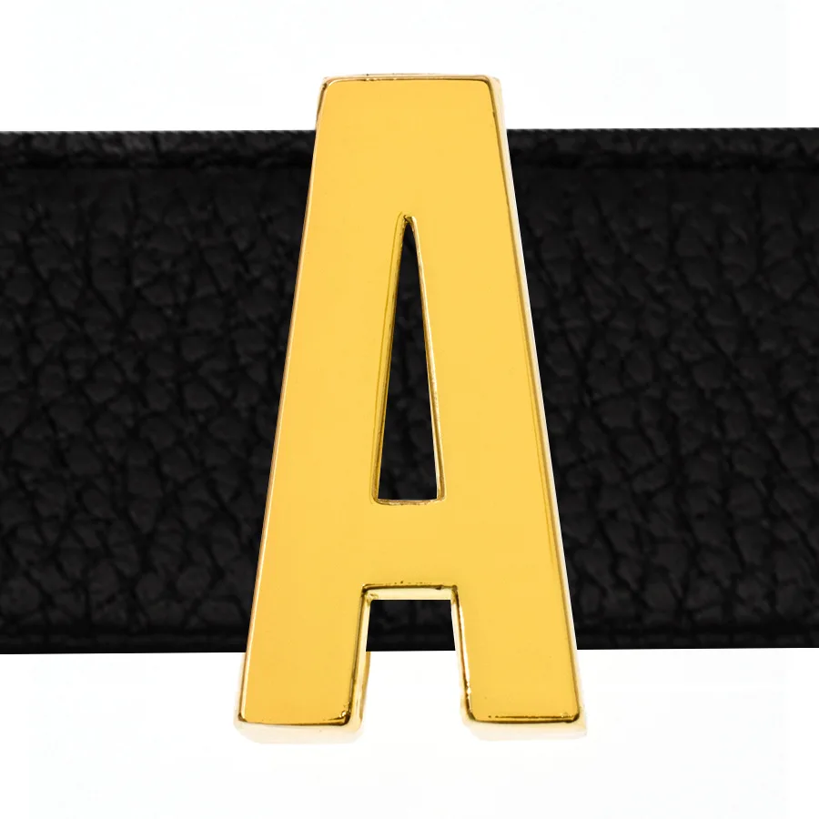 High quality zinc alloy 30mm christmas large decorative noel  alphabet gold letters