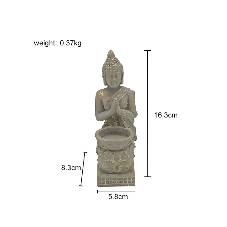 Custom Handmade Decorative cement clay  buddha statues garden buddha india