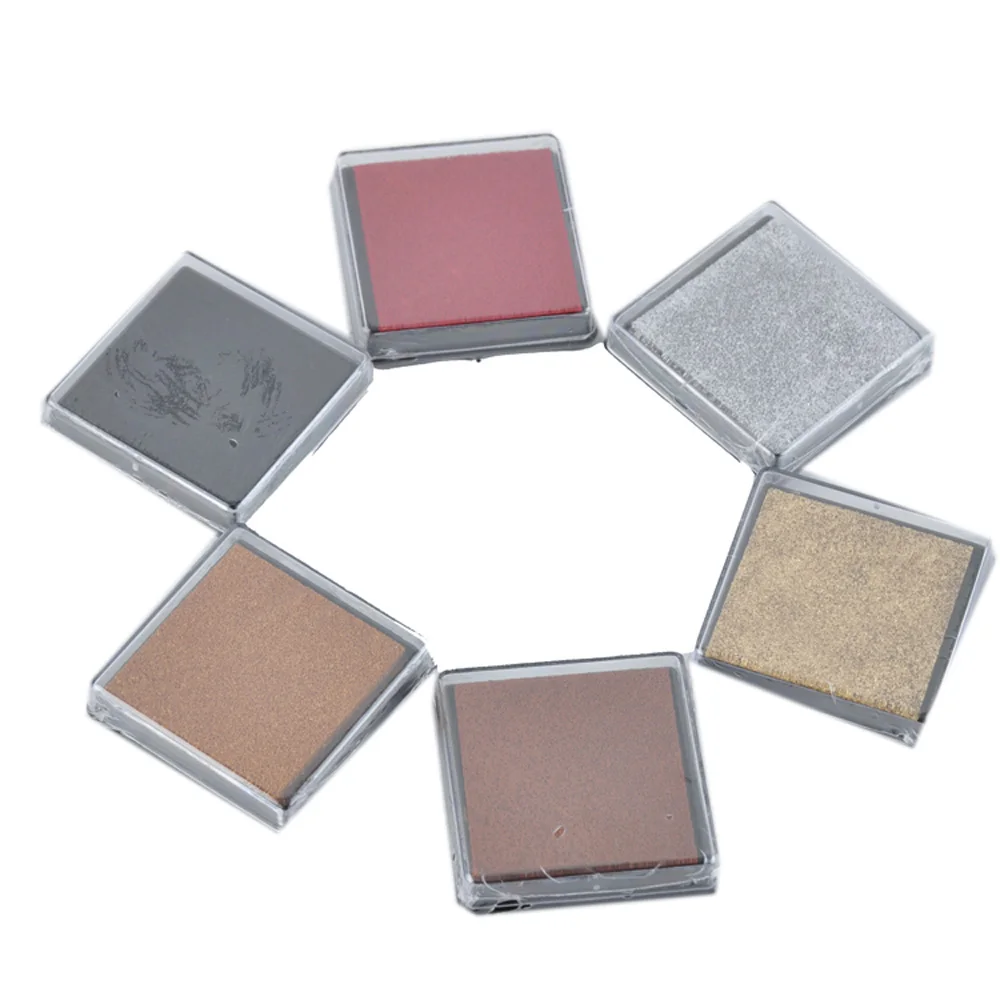 2pk high quality large DIY finger print stamp ink pad for paper, wood, fabric