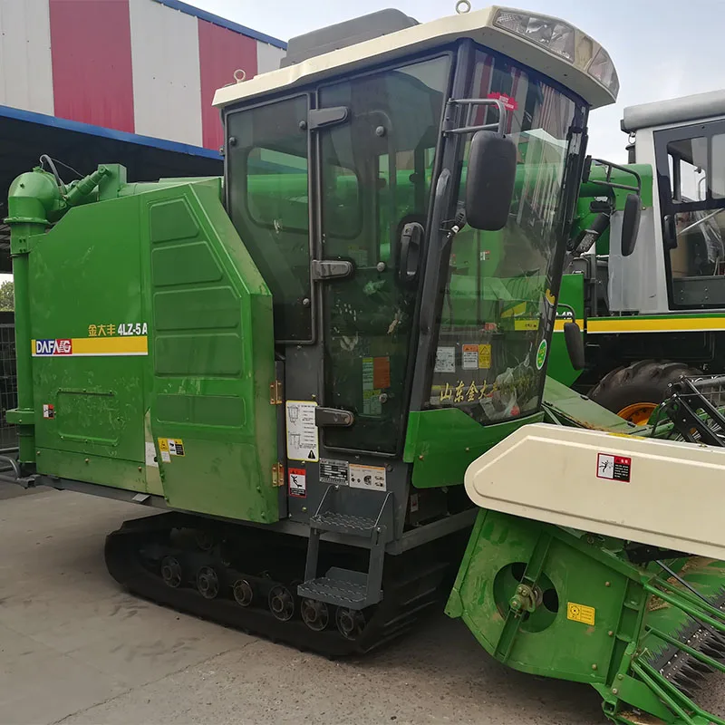 
Manufacturer Crawled Type Rice Grain Harvester Machine with Cab Best Price China 2666-8000m2/h 2200mm 1.3m3 5kg/s 98HP 
