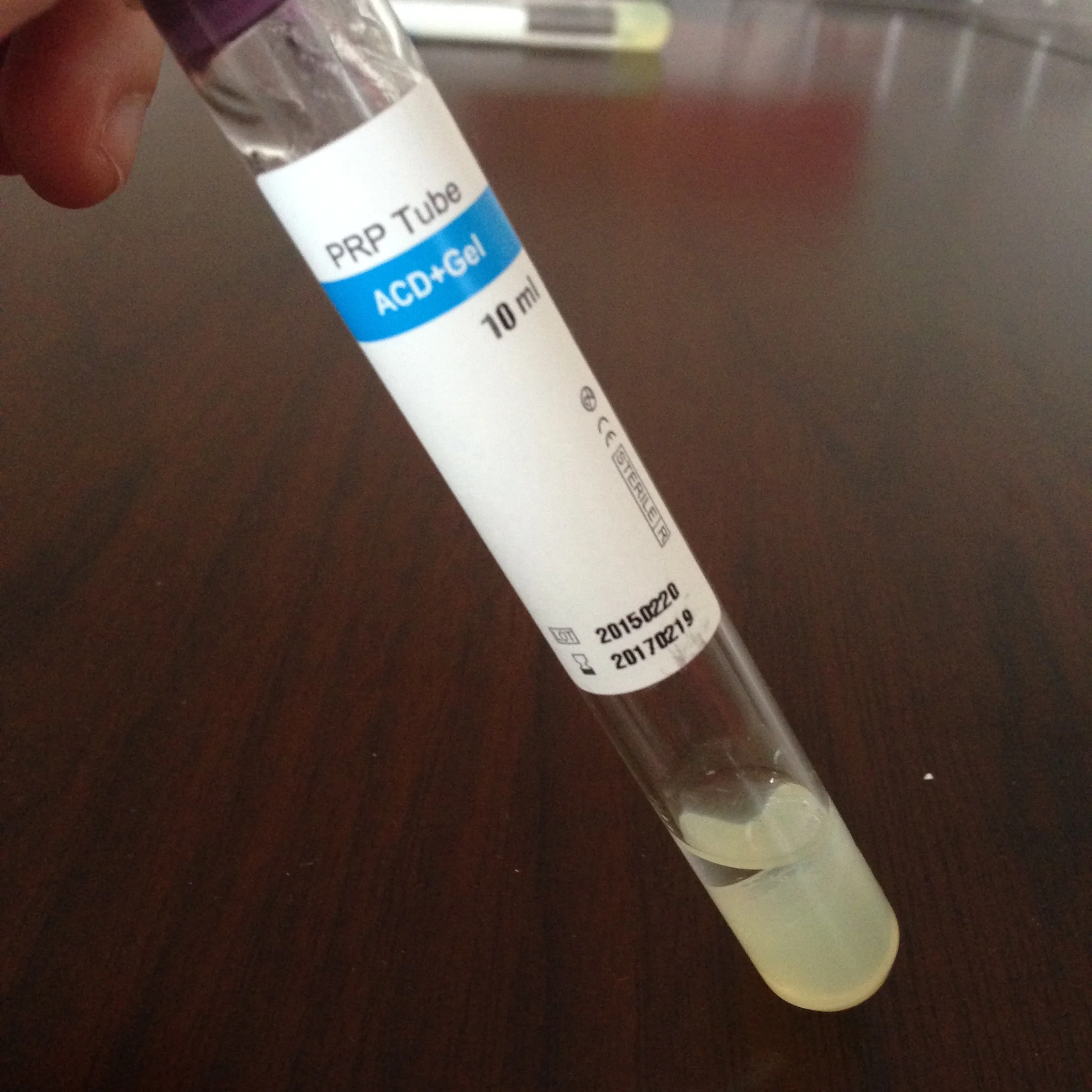 Factory supply prp hair treatment 15ml prp tube with ACDA and gel