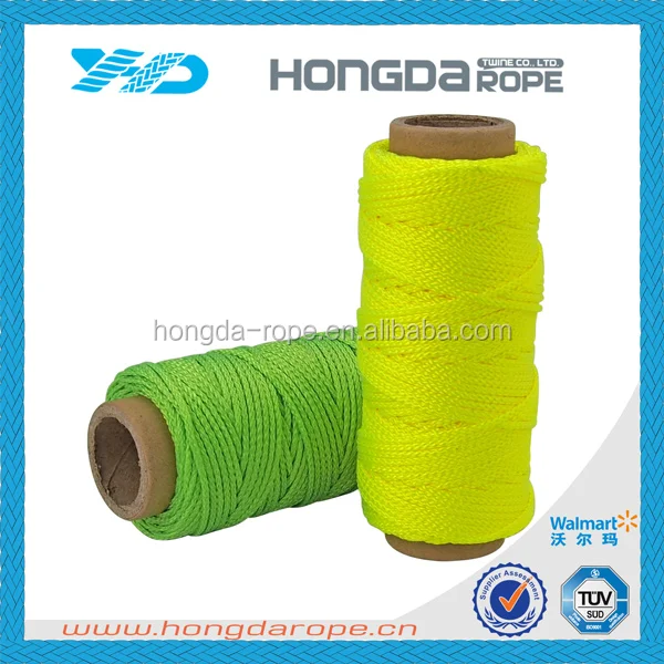 #18 nylon fishing line 8-strand twisted nylon fluorescent braided & twisted mason line