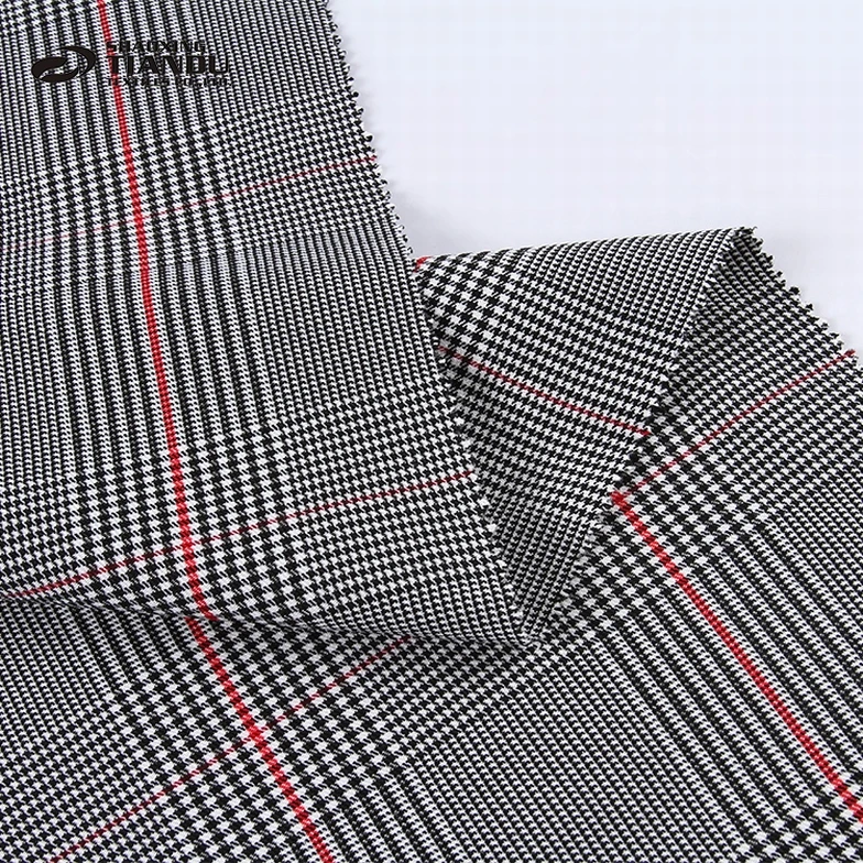 China wholesale bengaline printed custom gingham check fabric clothing turkey istanbul