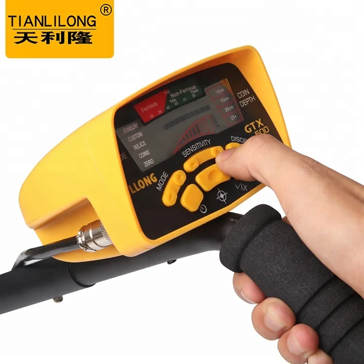 Max Depth 1.5m Earth Gold Deep Metal Detector Waterproof For Underground Treasure Silver Detection &Pinpointing