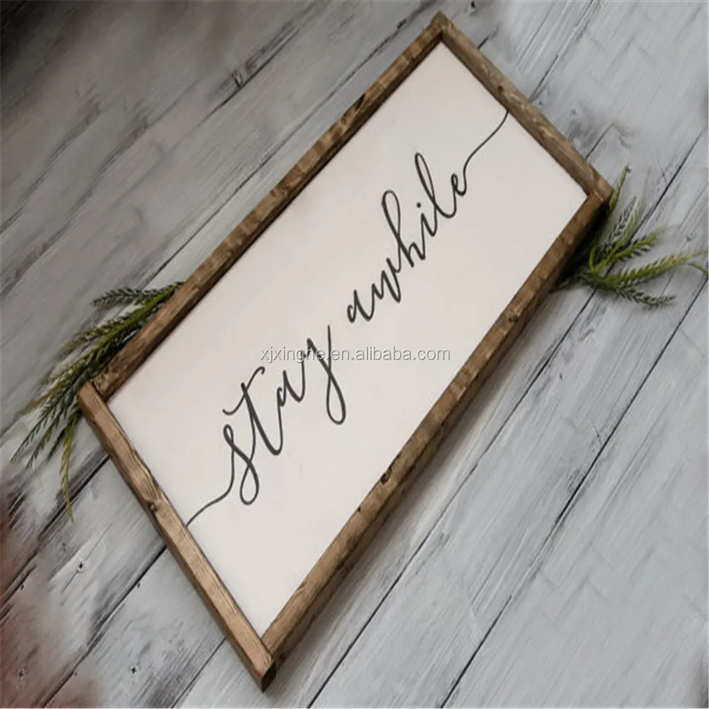 
hand painted Vintage Sign Country wooden sign for Home Decor 