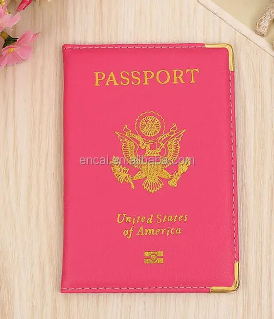 Encai Wholesale America Passport Holder Cheap USA Passport Cover