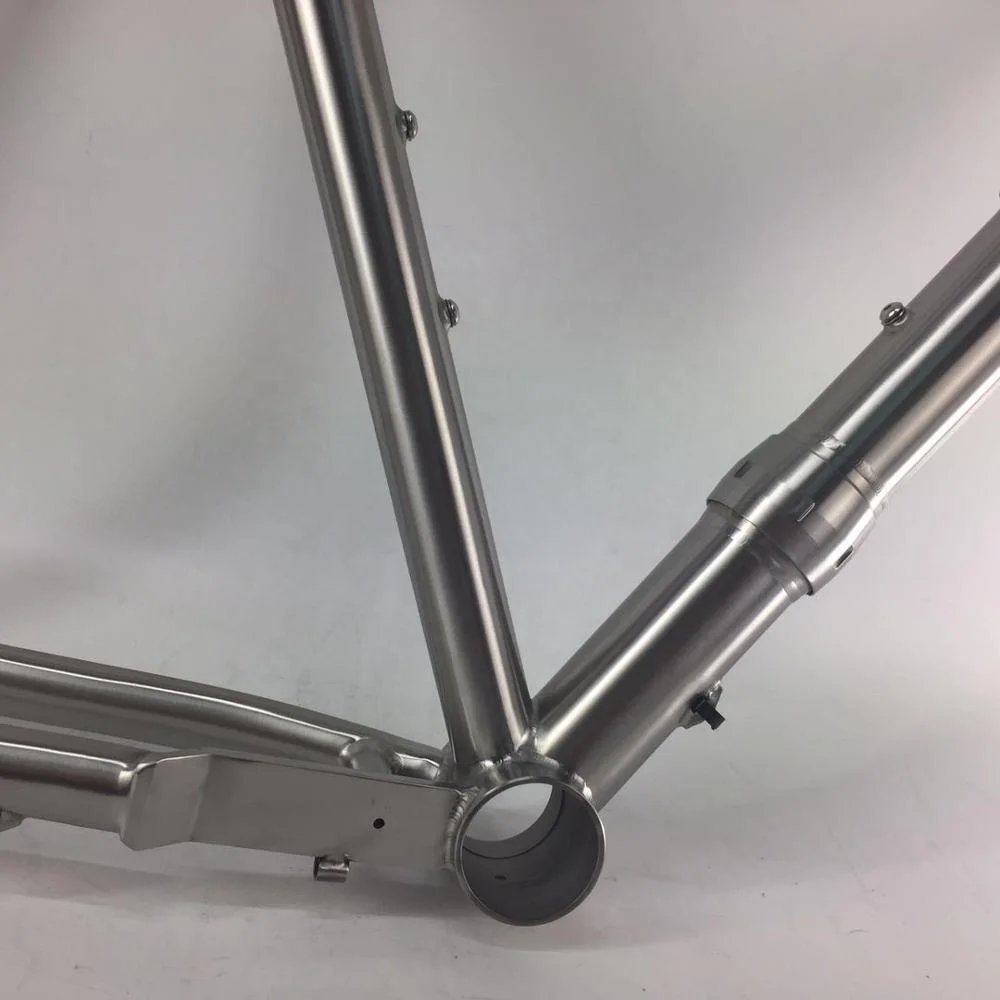 650B titanium gravel bike frame with breakaway design