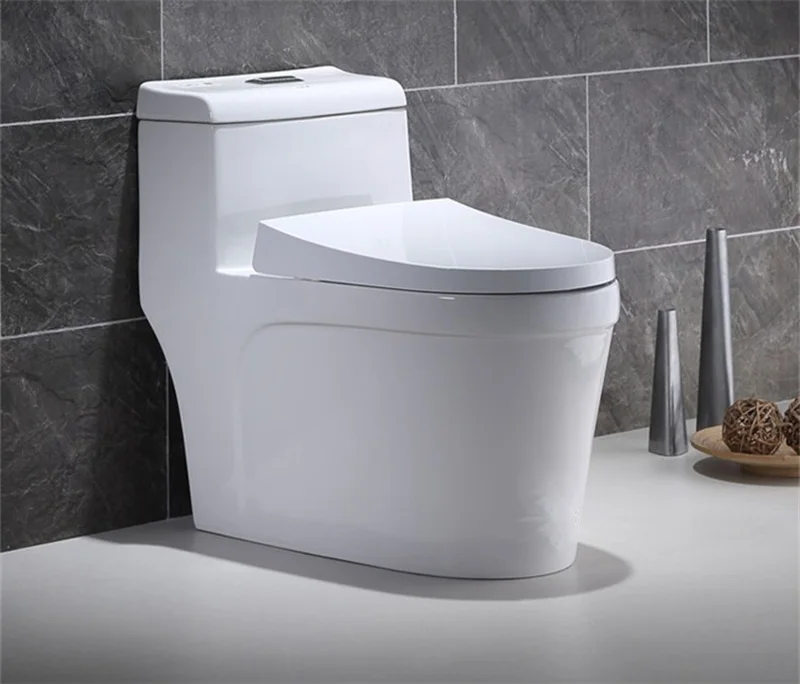 Foshan Modern Western Commode bathroom Toilet Sanitary Ware Floor Mounted WC Water Saving Closet Toilet unit