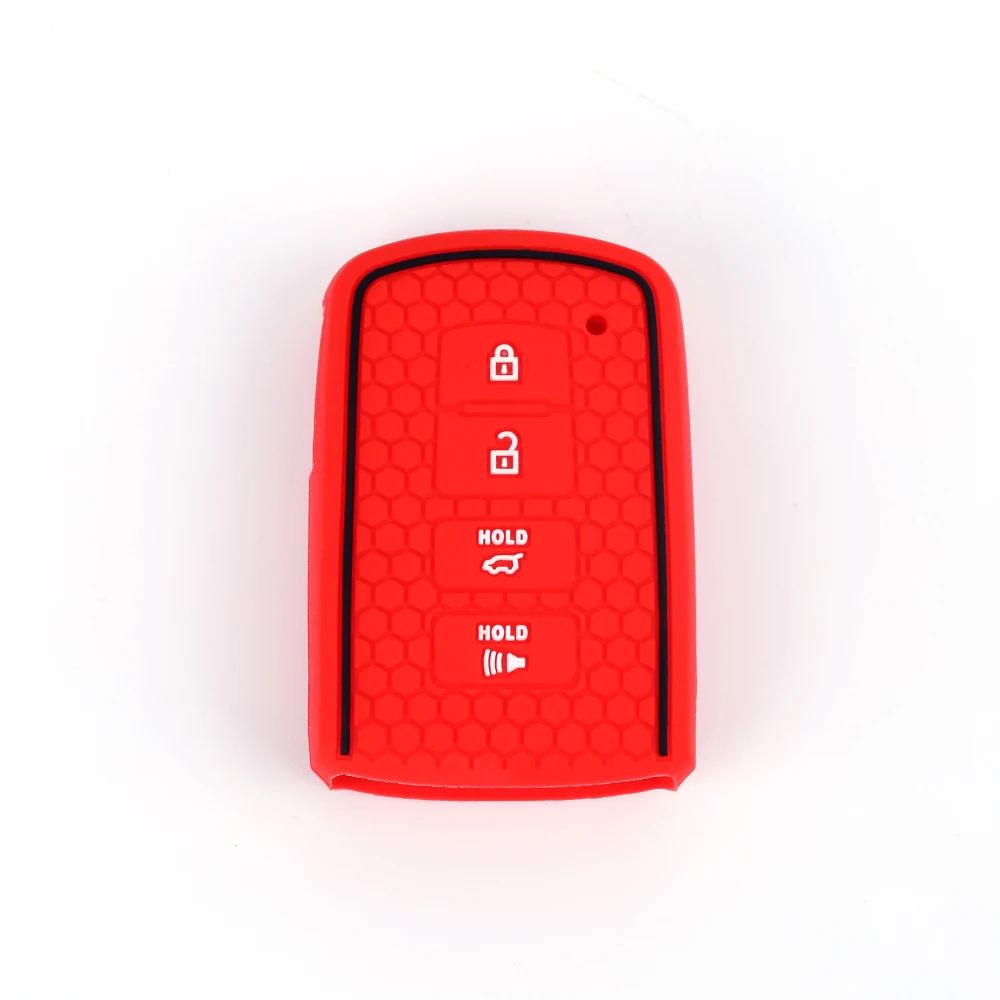 Factory Wholesale Price 4 button Silicone Remote Car Key Cover