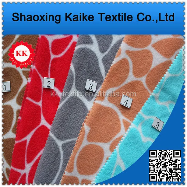 Пользовательские полифениленсульфида с принтом молока флис велюровая ткань