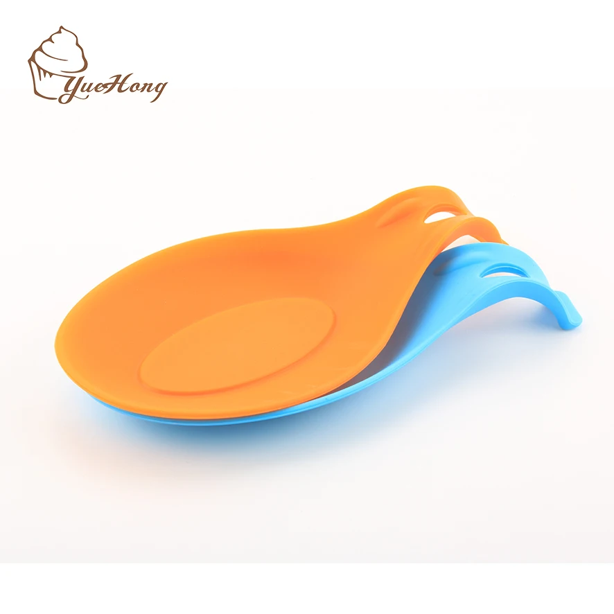 kitchen tools utensils silicone spoon and Soup Ladle holder , large Spoon Rest