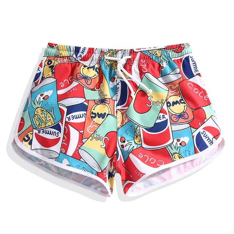 Beach Wear For Men, White Swim Trunks, Designer Swim Shorts