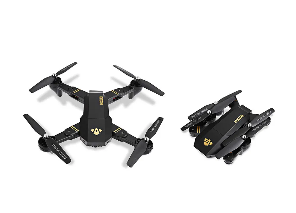 VISUO XS809HW Drone WIFI FPV With Wide Angle HD Camera XS809 High Hold Mode Foldable Arm RC Quadcopter RTF VS E58 XS809S