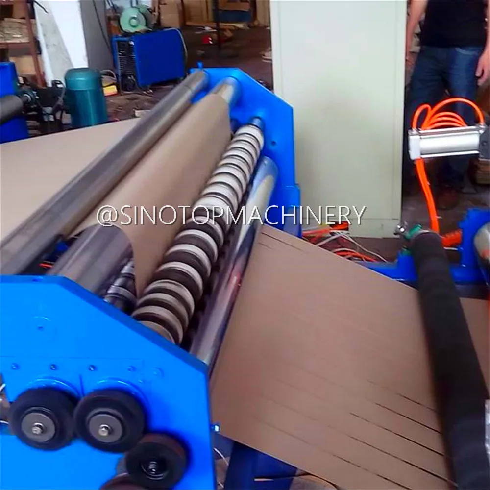 Exporting type edge position controlled slitter rewinder