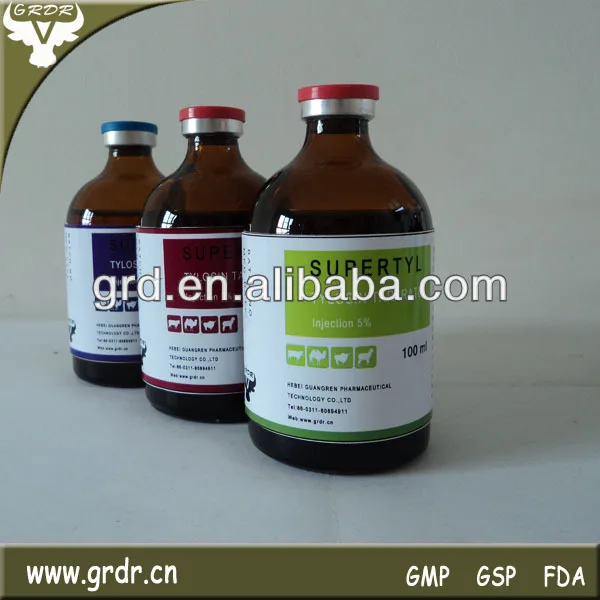 
Animal Tylosin Tartrate Injectables For Animals, For Respiratory Disease 