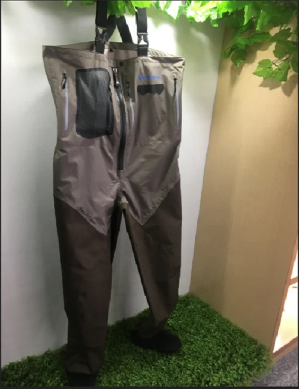 
Breathable Fly Fishing Wader Suit with Neoprene Socks from China 