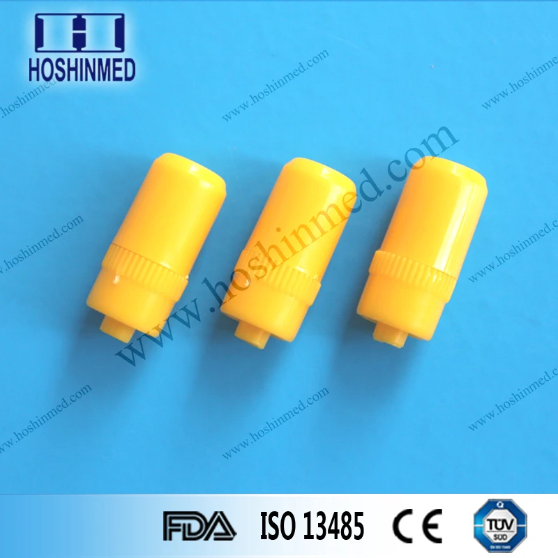 Surgical instruments disposable transparent heparin cap supplier