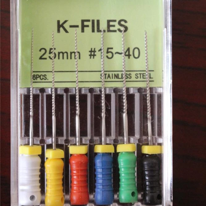 Dental Endodontic K Files Root Canal Endodontics File Stainless Steel Hand Use Endo  K-Files