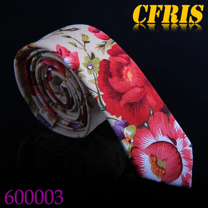 Wholesale Neckties Flower Ties Cotton blank tie