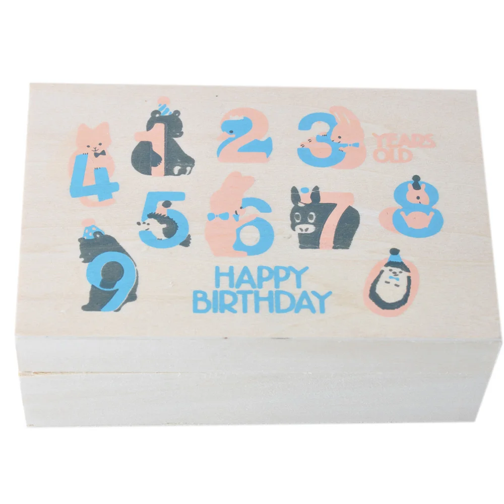 DIY 17pcs cake design art craft decorative rubber stamp